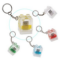 Puzzle Block Key Holder with Photo Insert (5/8"x7/8" Photo)